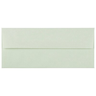 JAM Paper #10 Business Envelope, 4 1/8 x 9 1/2, Green, 25/Pack (900906636)