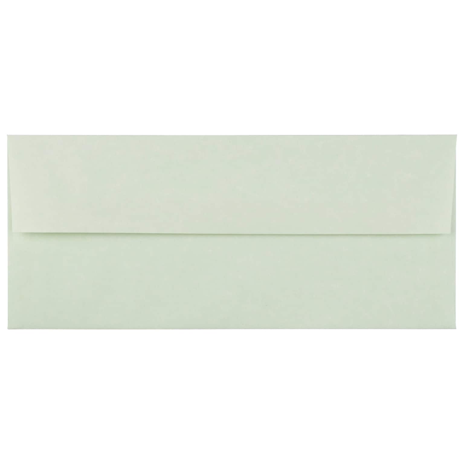 JAM Paper #10 Business Envelope, 4 1/8 x 9 1/2, Green, 25/Pack (900906636)