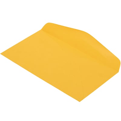 JAM Paper #6 3/4 Business Envelope, 3 5/8" x 6 1/2", Goldenrod Orange, 500/Box (557612642I)