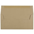 JAM Paper Open End #10 Business Envelope, 4 1/8 x 9 1/2, Brown Kraft, 50/Pack (6314842I)