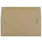 JAM Paper Open End #10 Currency Envelope, 4 1/8" x 9 1/2", Brown Kraft Paper Bag, 500/Pack (6314842H)