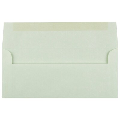 JAM Paper #10 Business Envelope, 4 1/8 x 9 1/2, Green, 25/Pack (900906636)