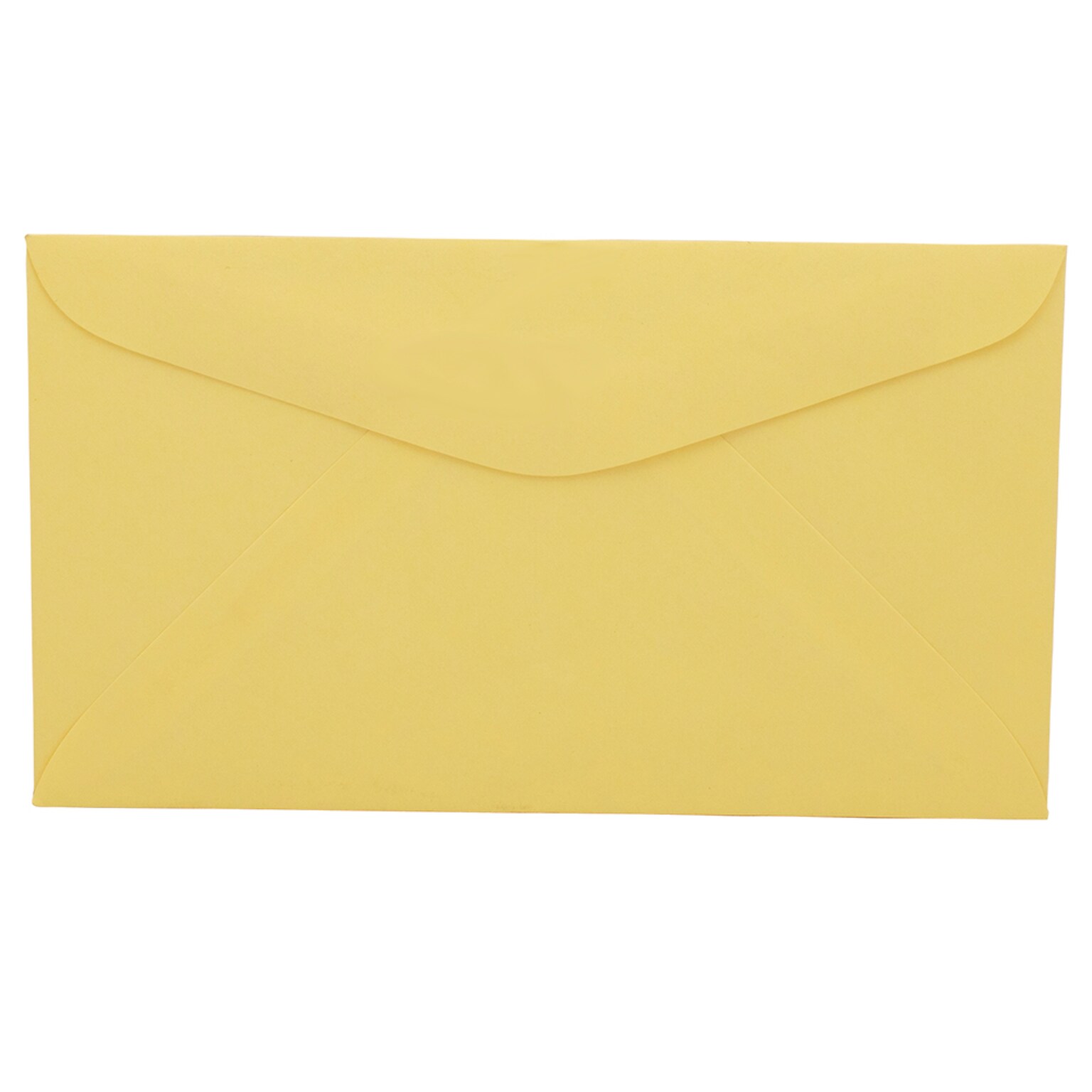JAM Paper #6 3/4 Business Envelope, 3 5/8 x 6 1/2, Cary Yellow, 50/Pack (357617061C)