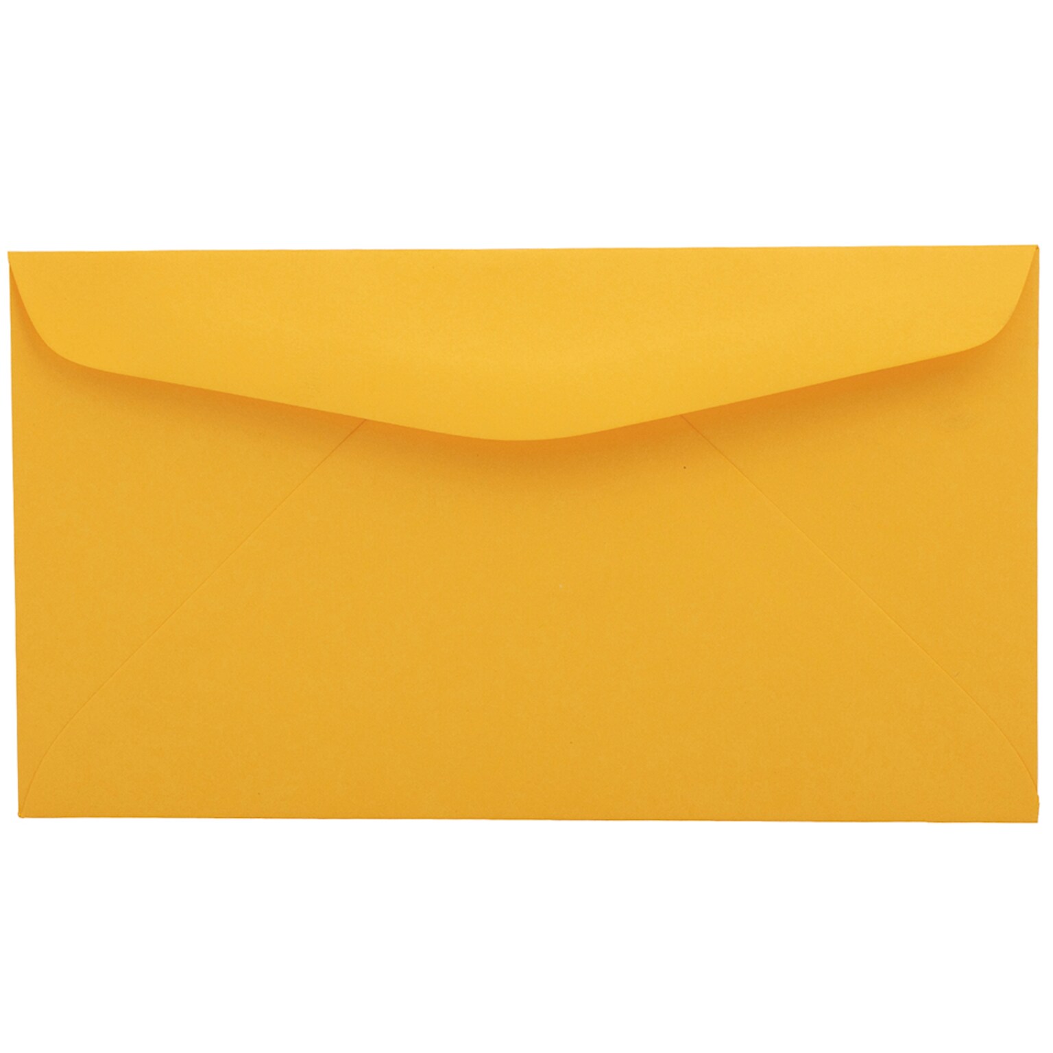 JAM Paper #6 3/4 Business Envelope, 3 5/8 x 6 1/2, Goldenrod Orange, 25/Pack (557612642B)