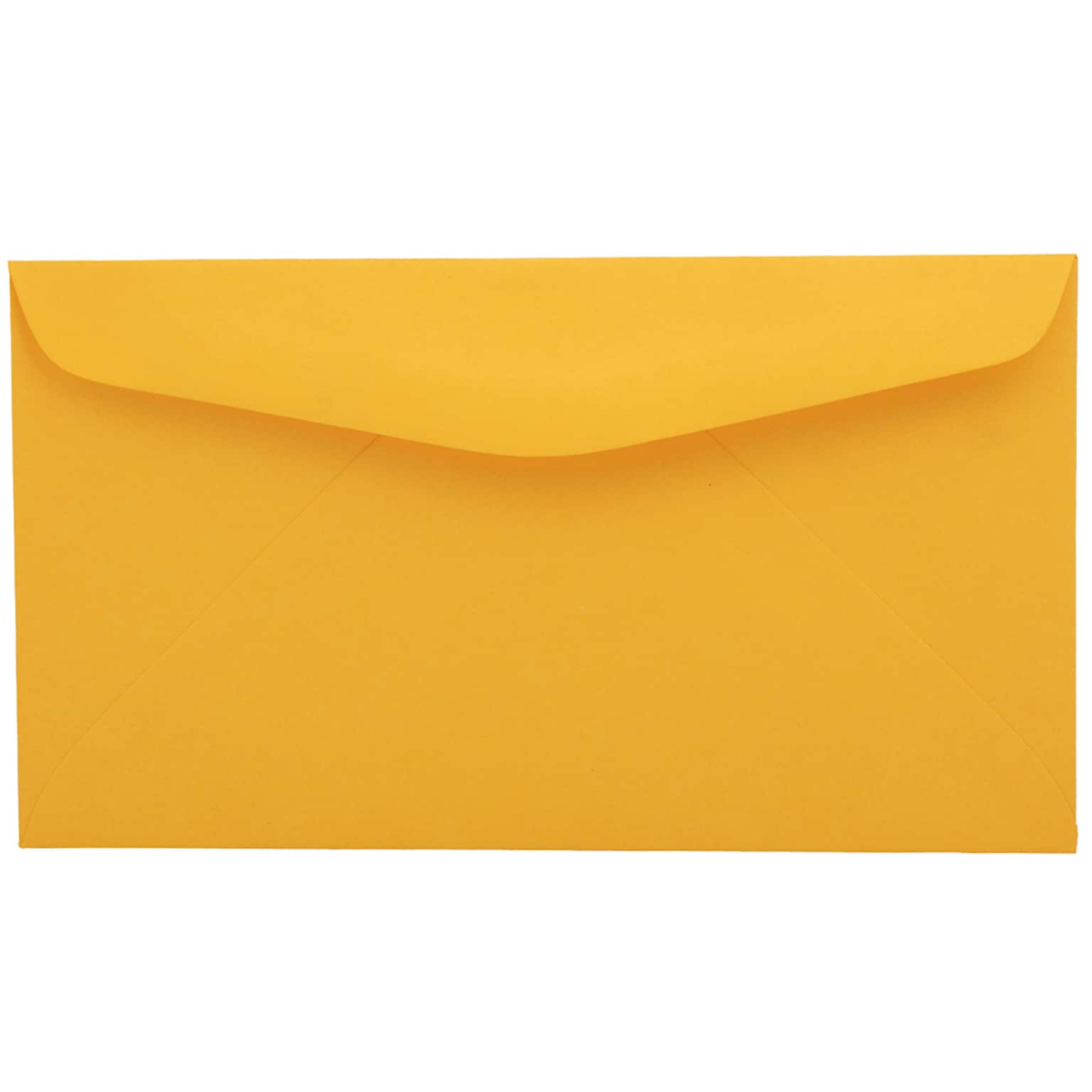 JAM Paper #6 3/4 Business Envelope, 3 5/8 x 6 1/2, Goldenrod Orange, 50/Pack (557612642C)