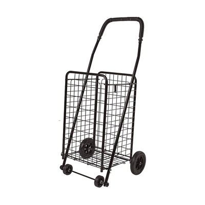 DMI 36 x 15 Metal & Steel Folding Shopping Cart, Holds up to 90 lbs, Black (640-8213-0200)