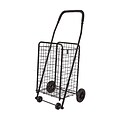 DMI 36 x 15 Metal & Steel Folding Shopping Cart, Holds up to 90 lbs, Black (640-8213-0200)