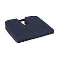 DMI® Seat Mate™ 14 x 18 x 1 1/2 - 3 Polyurethane Foam Sloping Coccyx Cushion, Navy