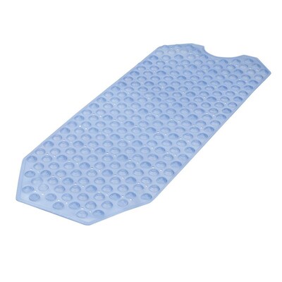DMI 16 x 40 No-Skid Shower and Tub Mat, Light Blue (523-1740-0100)