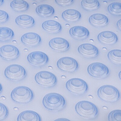 DMI 16 x 40 No-Skid Shower and Tub Mat, Light Blue (523-1740-0100)