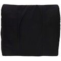 DMI® 14 x 13 Foam Memory Lumbar Cushion With Strap, Polyester/Cotton Cover, Black