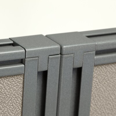 Bush Business Furniture Easy Office 66" x 60" Single Desk, Mocha Cherry (EODH260MR-03K)