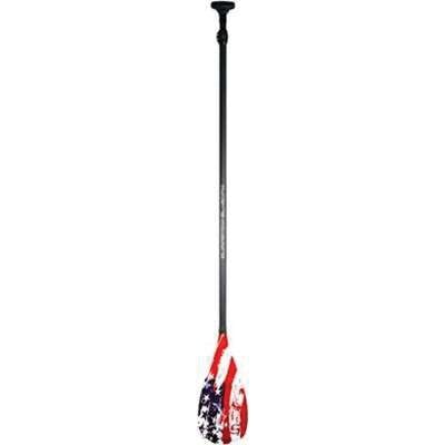 Waterbrands Adjustable Fibrglass Paddle, Red/White/Blue (50135)