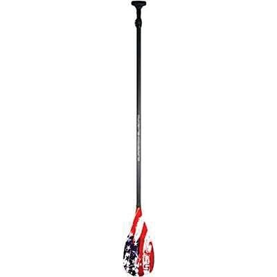 Waterbrands Adjustable Fibrglass Paddle, Red/White/Blue (50135)