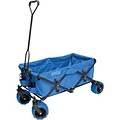 Creative Outdoor Distributor 23 Folding Wagon, Canvas Fabric/Steel Frame, Blue (900285)