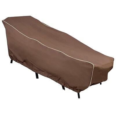 Armor All Zip It! Chaise Lounge Cover, 28" x 76" x 30", Brown (07808AA)