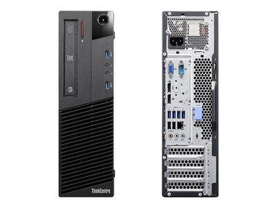Lenovo ThinkCentre M93 Refurbished Desktop Computer, Intel i3, 8GB RAM, 240GB SSD (LENOVOM93SFFI3W10P)