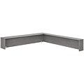 Bush Business Furniture Studio C 72W Reception Desk Shelf, Platinum Gray (SCH272PG)