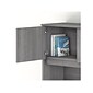 Bush Business Furniture Studio C 72W x 36D U Shaped Desk with Hutch, Bookcase and File Cabinets, Platinum Gray (STC001PGSU)