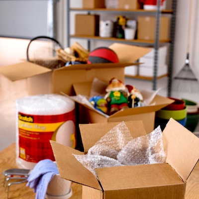 Scotch® Commercial Grade Shipping Packing Tape, 1.88" x 54.6 yds., Clear, 12 Rolls (3750-12-DP3)