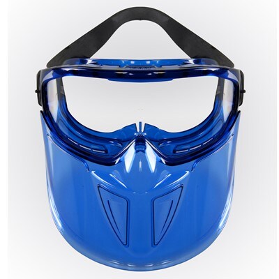 Jackson® Monogoggle™ XTR™ Safety Goggles, Polycarbonate, Anti-Fog, Clear, Blue