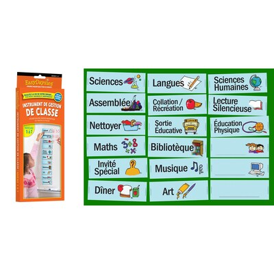 Easy Daysies French Classroom Visual Daily Schedule, 18 piece set (ESD214)