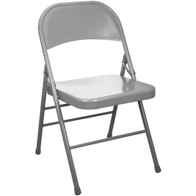 Advantage Gray Metal Folding Chair (EDPI903M-GREY)