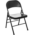 Advantage Black Metal Folding Chair (EDPI903M-BLK)