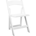Advantage White Wood Folding Wedding Chair, 80 Pack (WFC-W)
