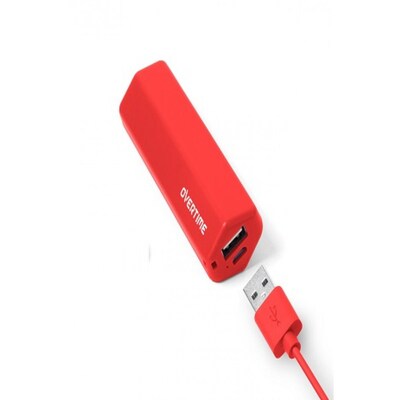 Overtime Universal Portable 3000 MAH Power Bank Red