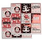 JAM Paper® Handmade To/From Christmas Gift Tag Stickers, Red and White Assorted, 18/Pack (312725289)