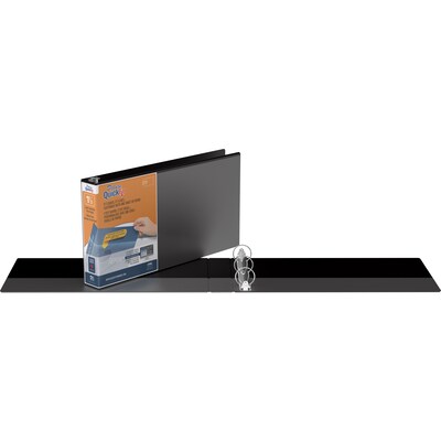 Stride 1 1/2 3-Ring View Binder, Black (95021L)