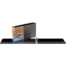 Stride 1 1/2 3-Ring View Binder, Black (95021L)