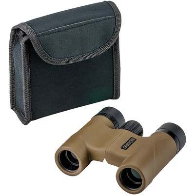 Carson Optical Stinger Compact Portable 8x 22 mm Binoculars, Brown/Black (HW-822)