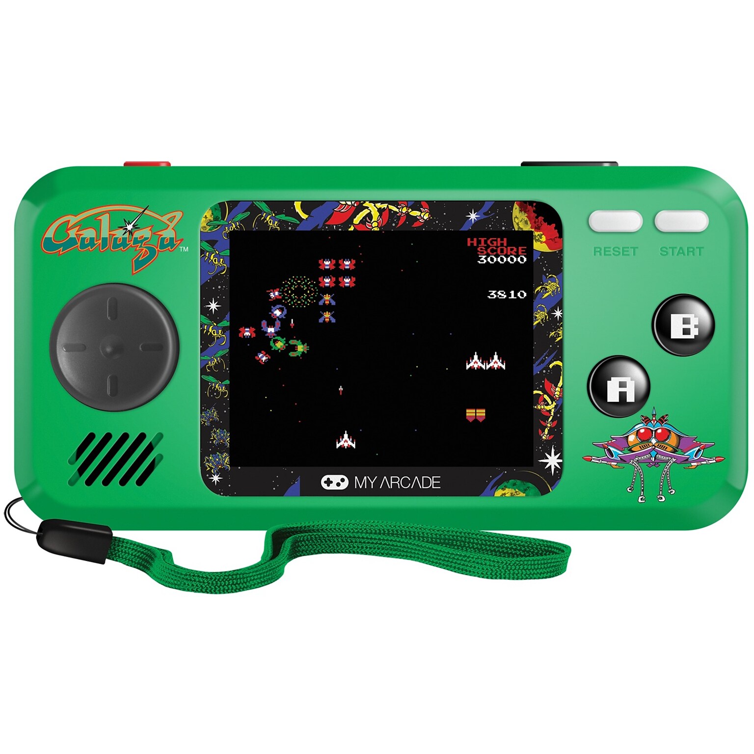 My Arcade Galaga Pocket Player, Green