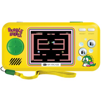 My Arcade Bubble Bobble Pocket Player, Yellow
