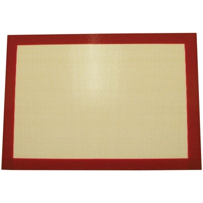NoStik Silicone 15L x 11W Pastry Mat, Brown (R4401)