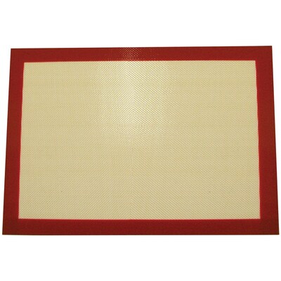 NoStik Silicone 23L x 15W Pastry Mat, Brown (R4579)