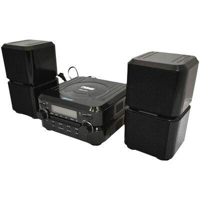 Naxa NS-441 Bluetooth CD Microsystem, Black