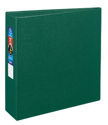 Avery 3 3-Ring Non-View Binder, Green (79783)