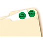 Avery Easy Peel Laser/Inkjet Color Coding Labels, 3/4" Dia., Green, 1008 Labels Per Pack (5463)