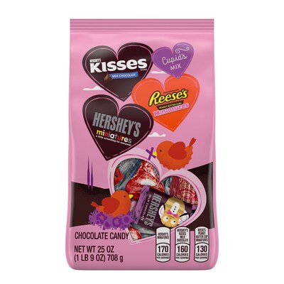 Hersheys Cupid’s Mix Assortment, Valentines Day Candy, 25 Oz.  (HEC99961)