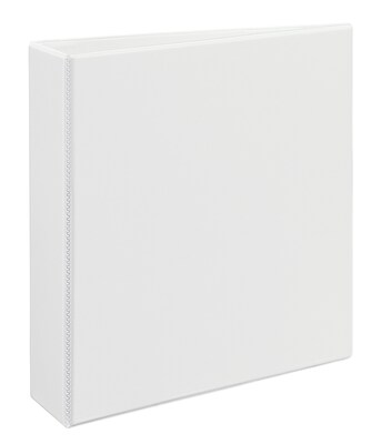 Avery DuraHinge Heavy Duty 2 3-Ring View Binders, D-Ring, White (79-192/79-792)