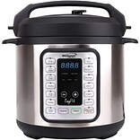 Brentwood Appliances 6-Quart 8-in-1 Easy Pot Electric Multicooker, Silver (EPC-636)