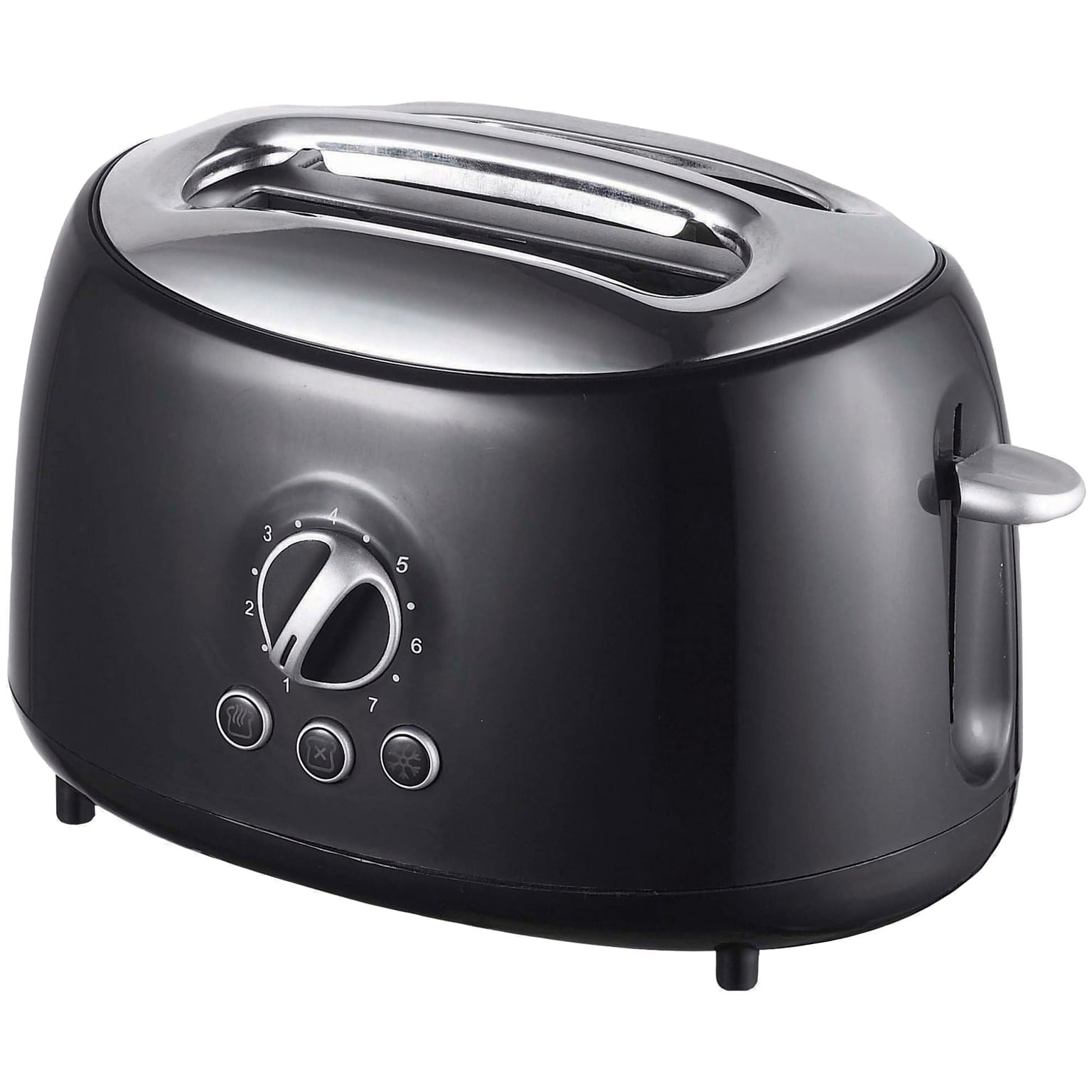 Brentwood Appliances Cool-Touch 2-Slice Retro Toaster with Extra-Wide Slots, Black (TS-270BK)
