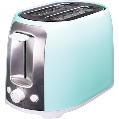 Brentwood 2 Slice Cool Touch Toaster: Black and Stainless Steel