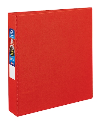 Avery Heavy Duty 1.5 3-Ring Non-View Binder, Red (79585)