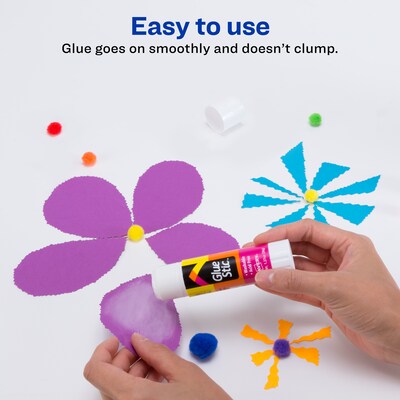 Avery Washable Glue Sticks, White (00196)