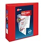Avery Heavy-Duty 3" 3-Ring View Binder, Red (79325)