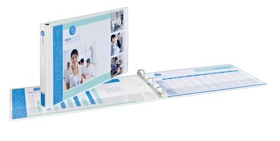 Avery Heavy Duty 2 3-Ring 11 x 17 View Binder, White (72126)